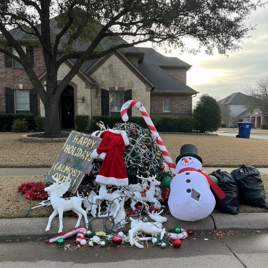 Start 2026 Clutter-Free: Post-Holiday Junk Removal Tips for The Woodlands & North Houston